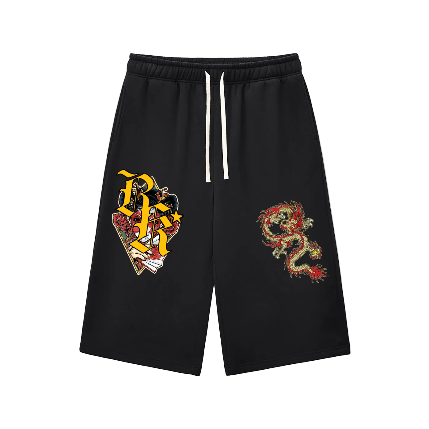 "Japanese Denim" Three-quarter Sweatpants