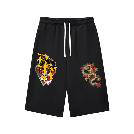 "Japanese Denim" Three-quarter Sweatpants